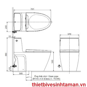 Ban Ve Lap Dat Bon Cau 1 Khoi Inax Act 902vn