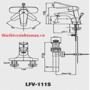 Ban Ve Inax Lfv 111s 740x740