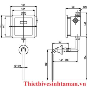 Ban Ve Kt Thuat Van Xa Tieu Inax Okuv 32sm